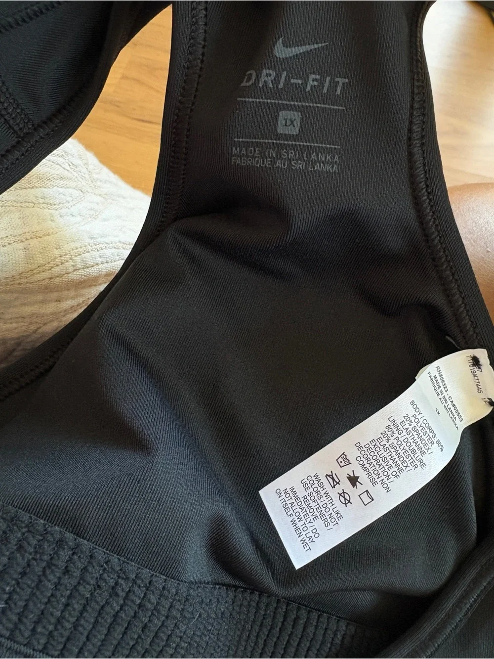 Nike Swoosh Women’s Black Dri-FIT Sports Bra